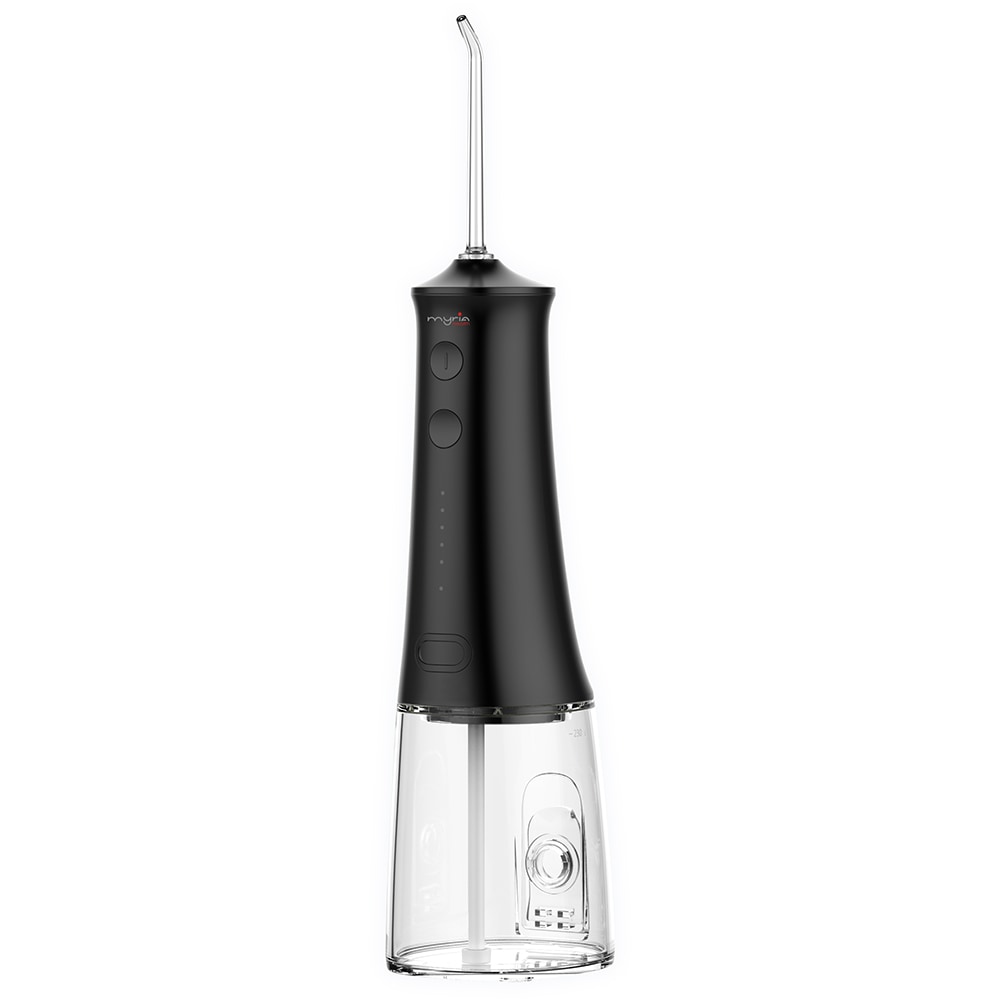 Irigator bucal MYRIA MY4873BK, 2 capete, 220ml, negru