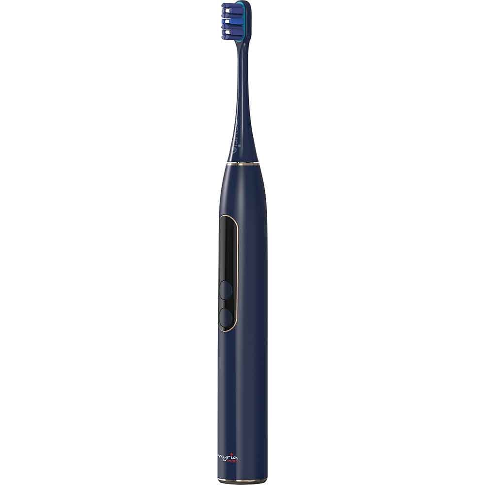 Periuta de dinti electrica MYRIA MY4893BL, 37000 miscari/minut, 5 programe, 3 capete, albastru