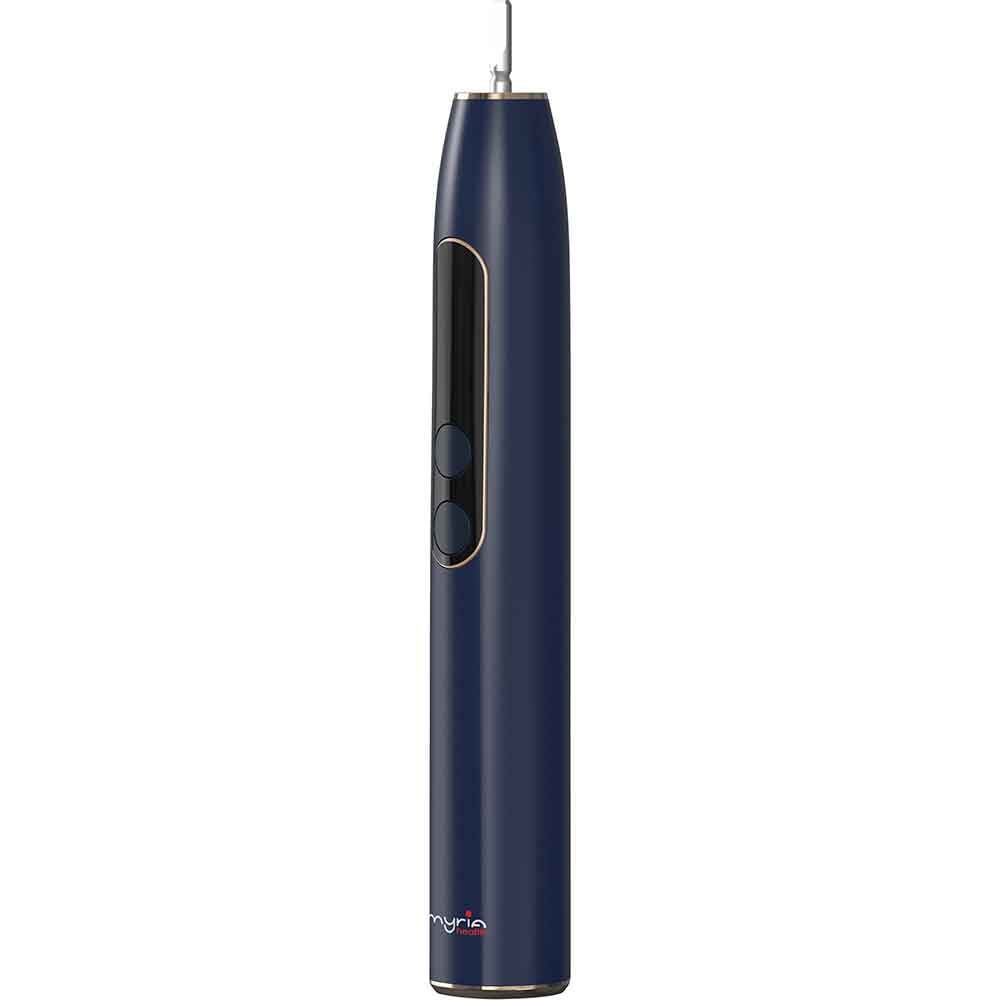 Periuta de dinti electrica MYRIA MY4893BL, 37000 miscari/minut, 5 programe, 3 capete, albastru