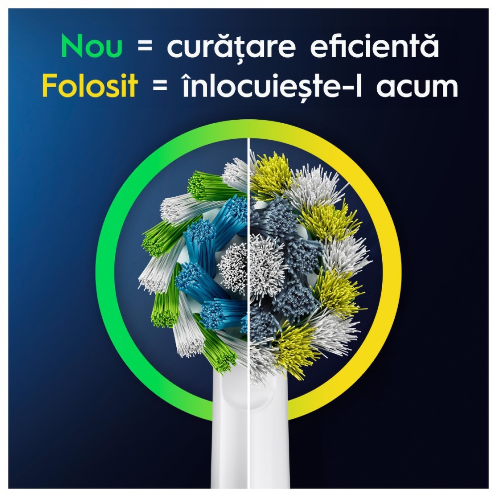 Periuta de dinti electrica ORAL-B Vitality PRO, 7600 miscari/min, Curatare 2D, 3 programe, 1 capat, albastru