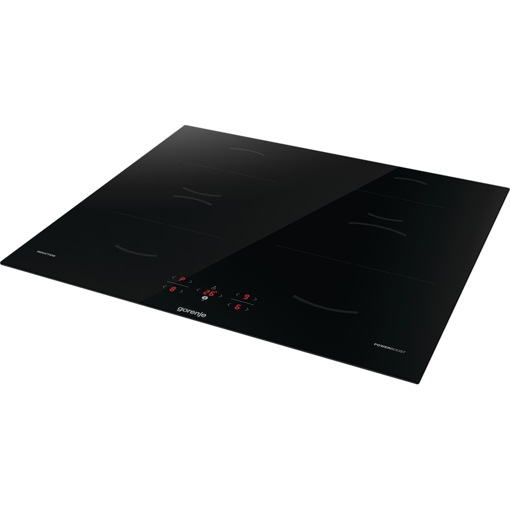 Plita incorporabila GORENJE GI6401BSC, Inductie, 4 arzatoare, Touch Control, negru