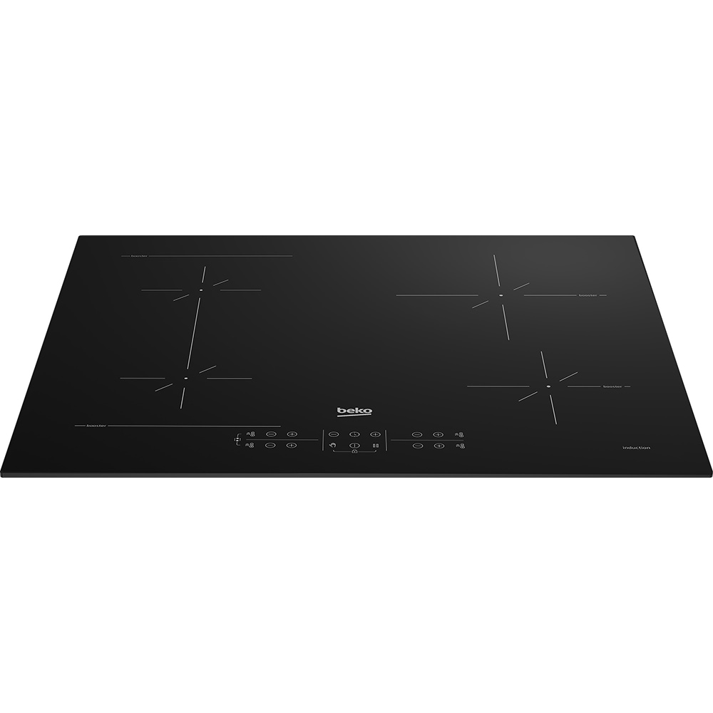 Plita incorporabila BEKO HII64200SFMT, Inductie, 4 arzatoare, Touch Control, negru