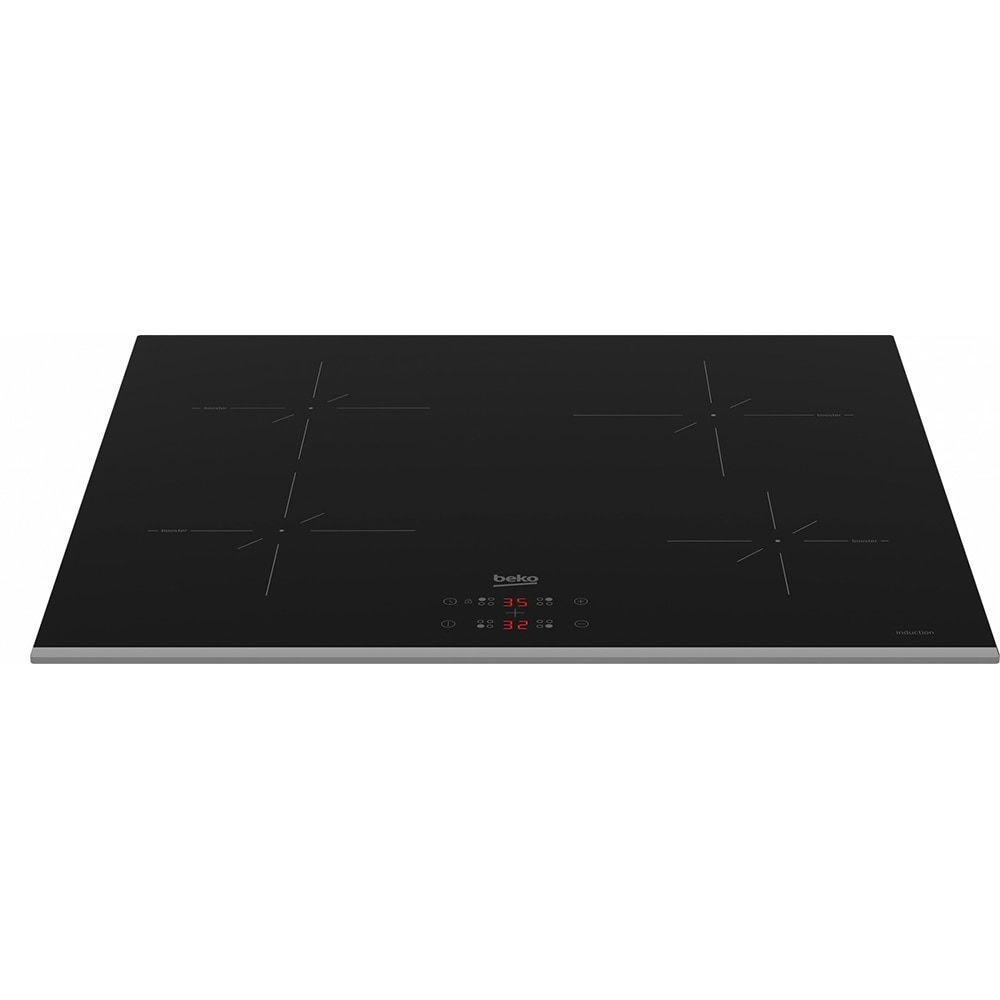 Plita incorporabila BEKO HII64401SMTX, inductie, 4 arzatoare, Touch Control, negru