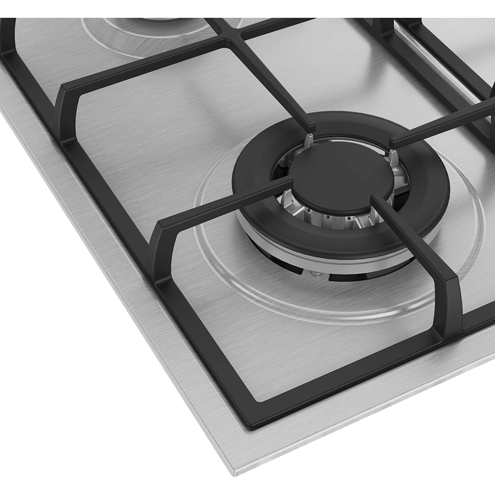 Plita incorporabila BEKO HIYG64225SXO, Gaz, 4 arzatoare, Wok, inox