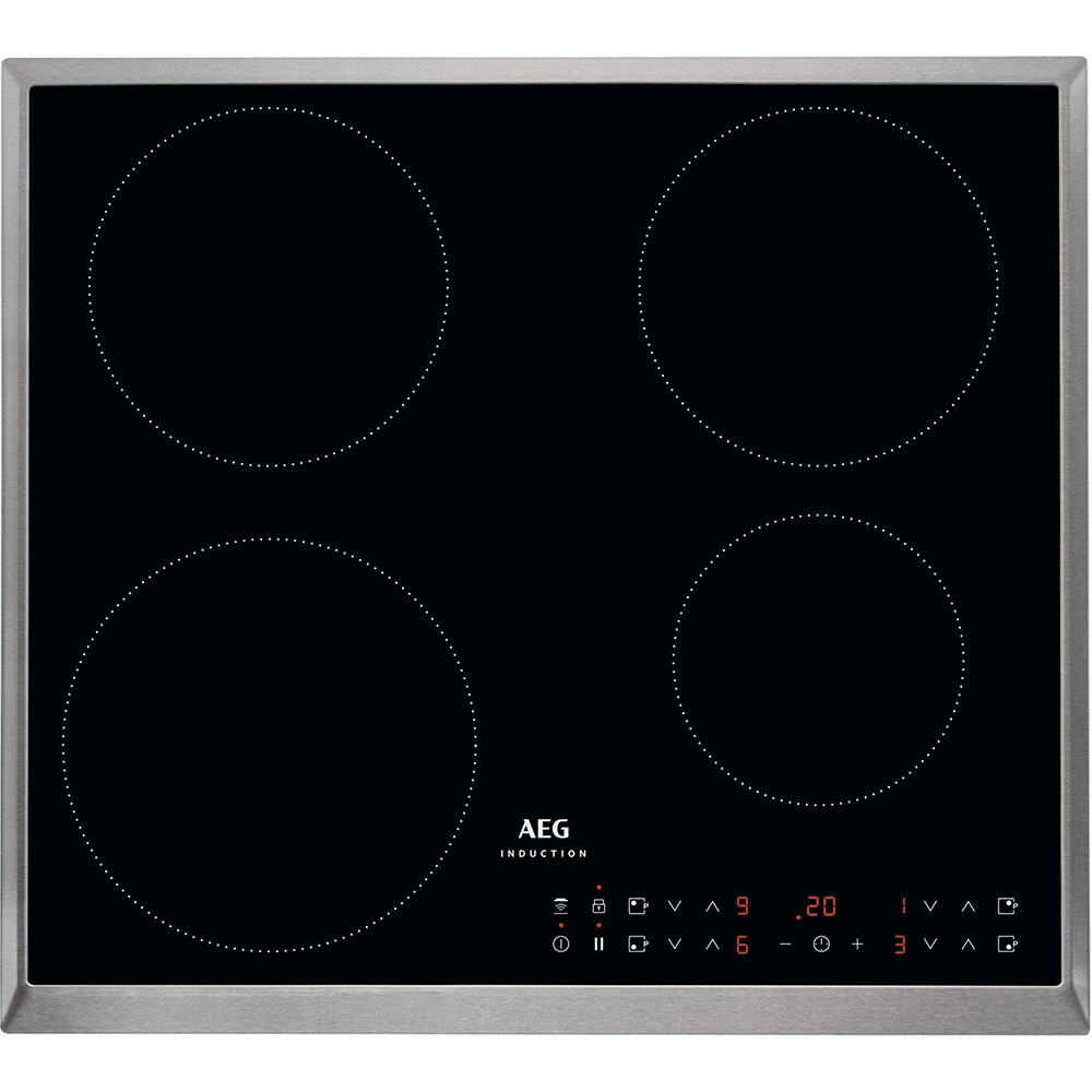 Plita incorporabila AEG IKB64301XB, Inductie, 4 arzatoare, Touch control, negru