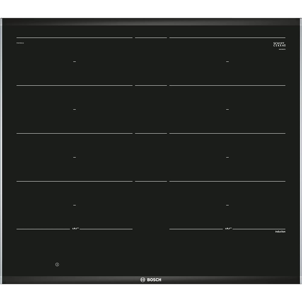 Plita incorporabila BOSCH PXY675DC1E, Inductie, 4 arzatoare, Touch Control, negru