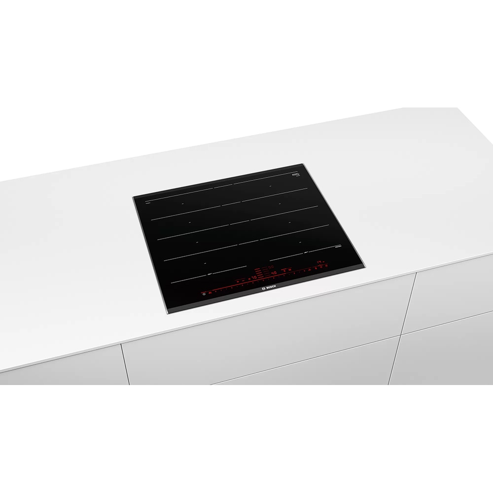 Plita incorporabila BOSCH PXY675DC1E, Inductie, 4 arzatoare, Touch Control, negru