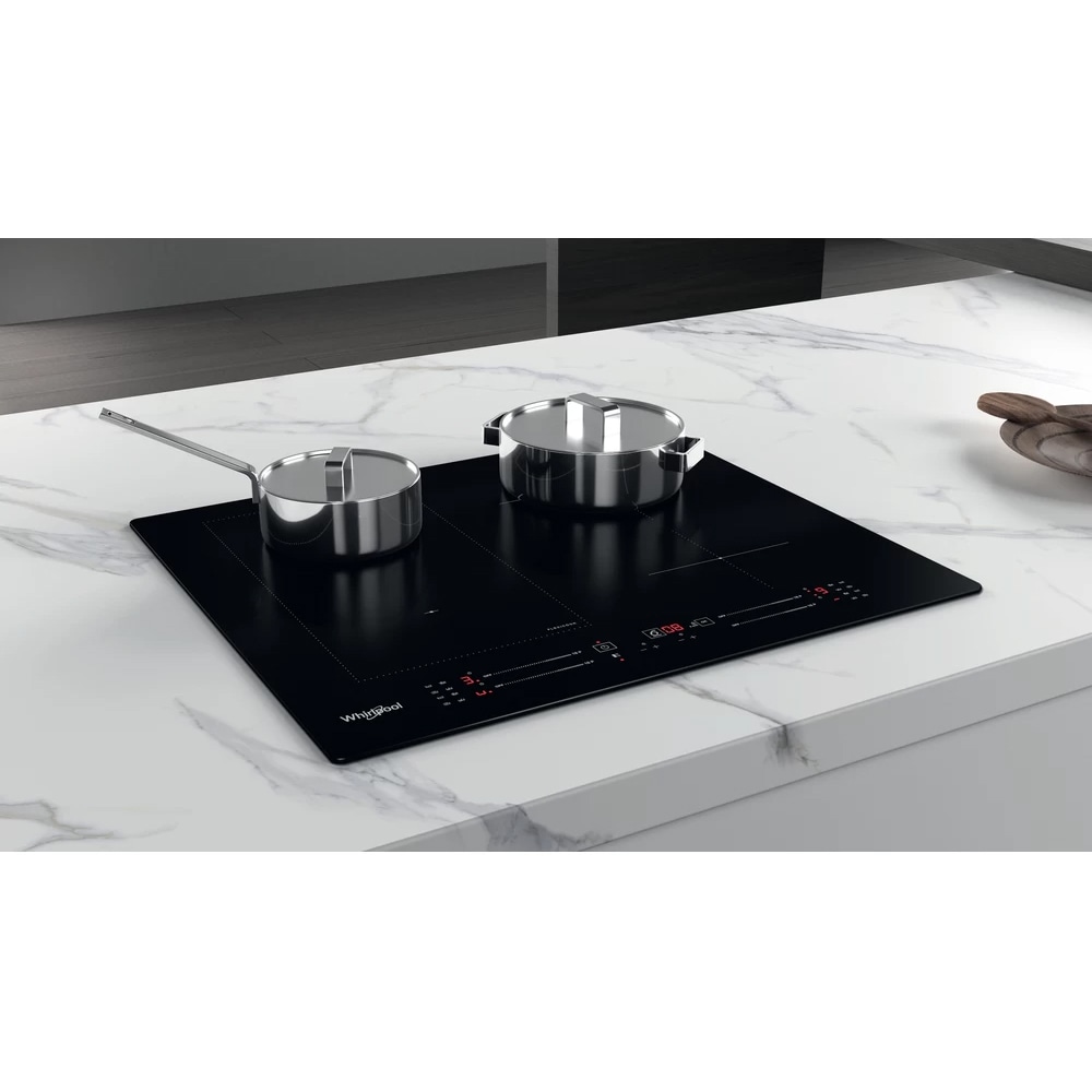 Plita incorporabila WHIRLPOOL WL S7960 NE, Inductie, 4 arzatoare, Touch Control, negru