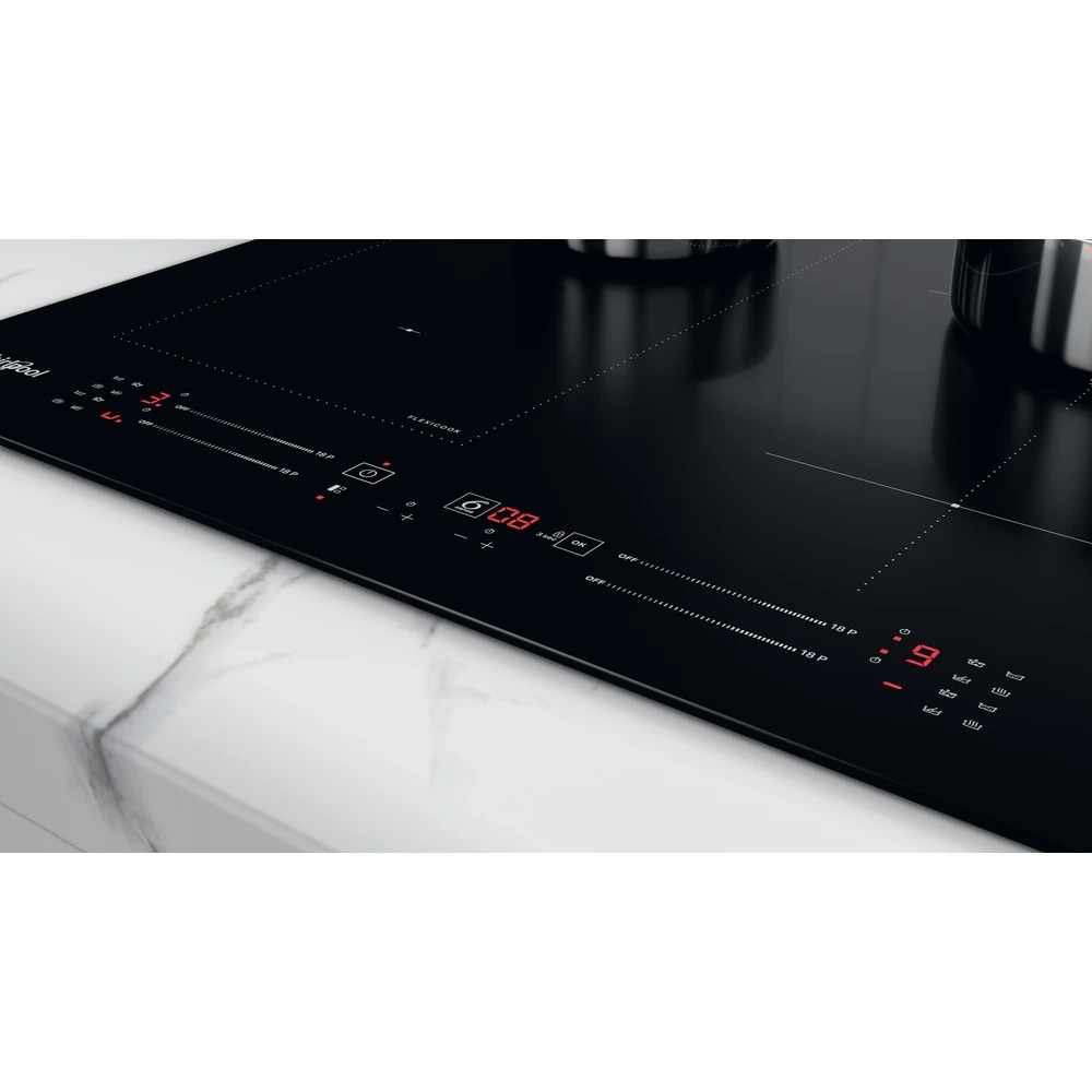 Plita incorporabila WHIRLPOOL WL S7960 NE, Inductie, 4 arzatoare, Touch Control, negru