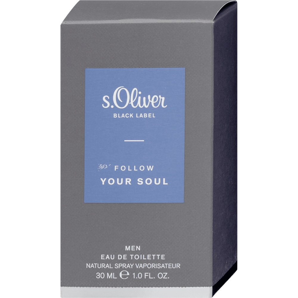 Apa de toaleta S.OLIVER Follow Your Soul, Barbati, 30ml