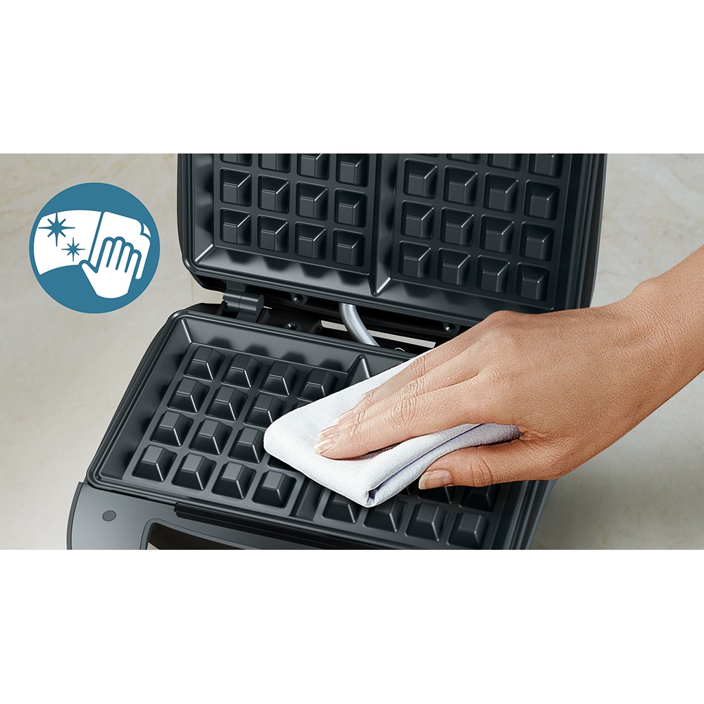 Aparat de facut waffe PHILIPS Seria 3000 HD2332/90, 750W, negru