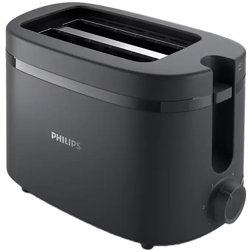 Prajitor de paine PHILIPS Essentials Collection HD2510/90, 2 felii, 1000W, negru