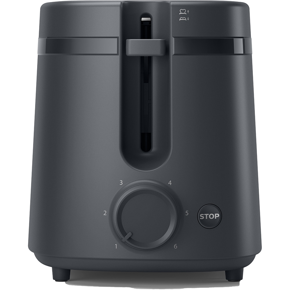 Prajitor de paine PHILIPS Essentials Collection HD2510/90, 2 felii, 1000W, negru