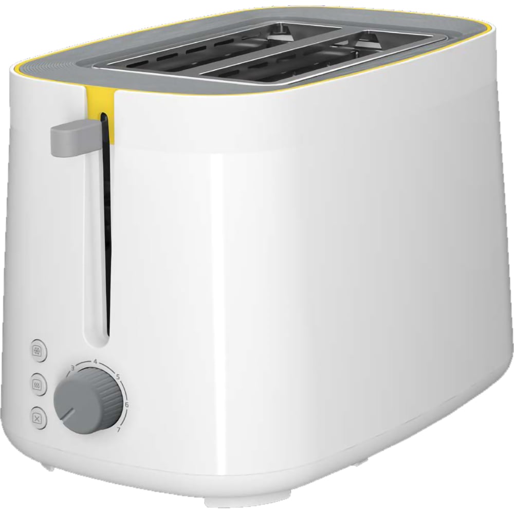 Prajitor de paine BEKO TAM4220W, 2 felii, 800W, alb-gri