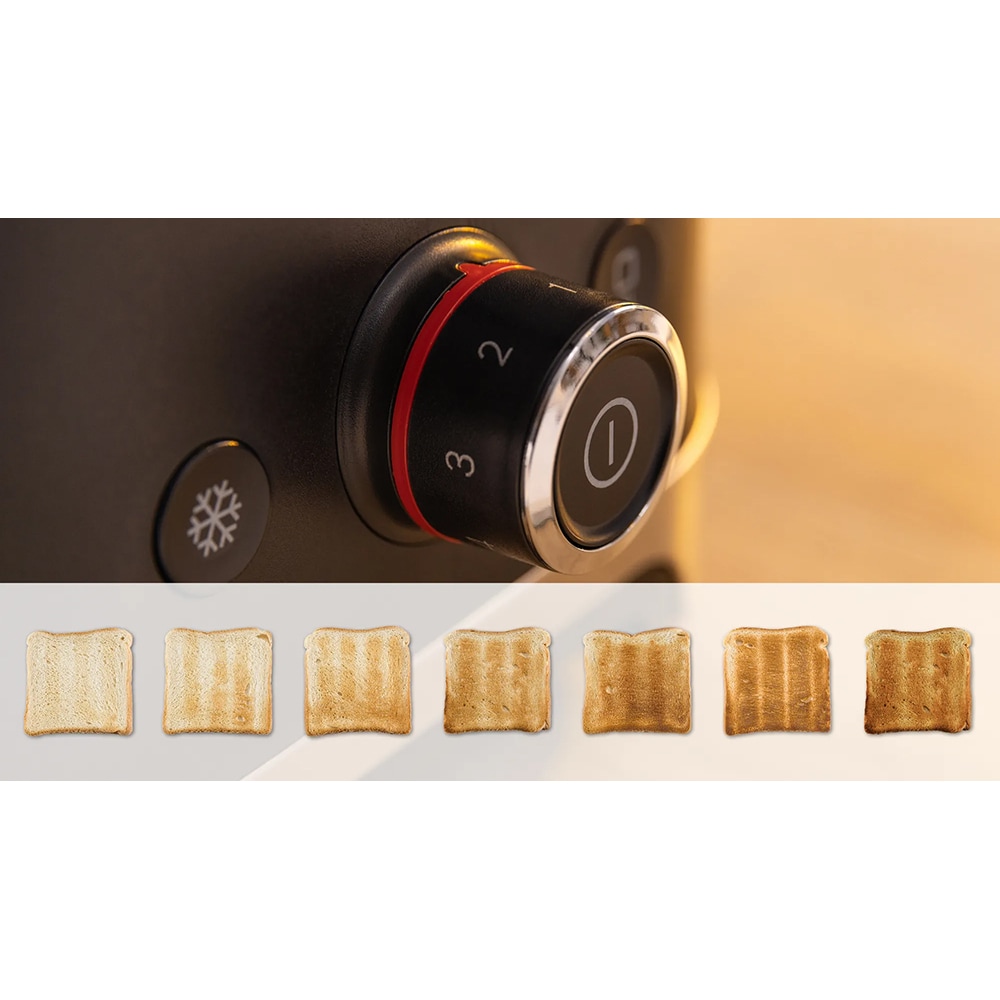 Prajitor de paine BOSCH MyMoment TAT4M223, 2 felii, 950W, negru-argintiu
