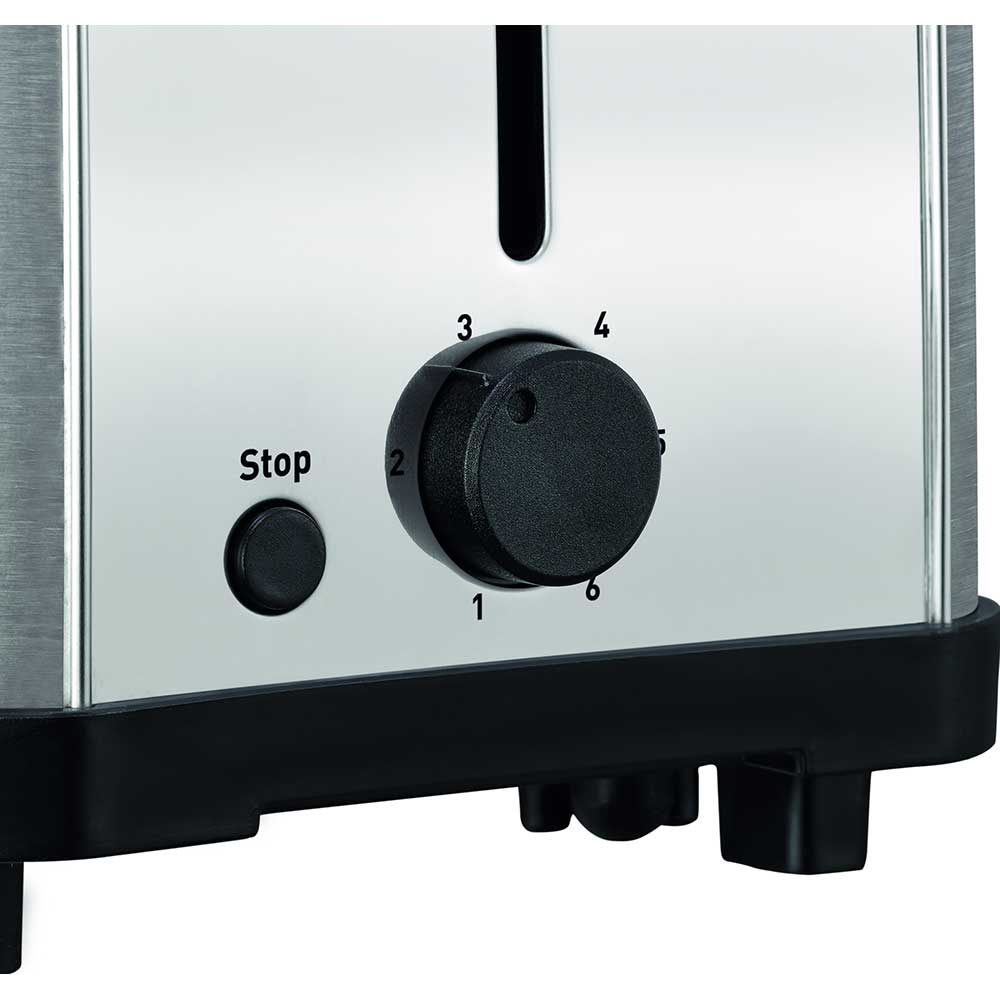 Prajitor de paine TEFAL Ultra Mini TT330D30, 2 felii, 700W, argintiu-negru 