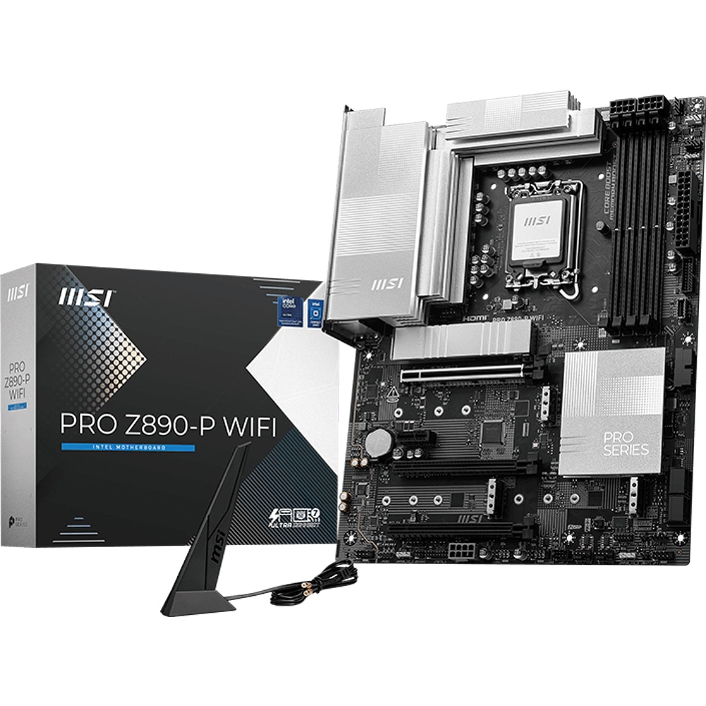 Placa de baza MSI PRO Z890-P WIFI, Socket 1851, ATX, Wi-Fi