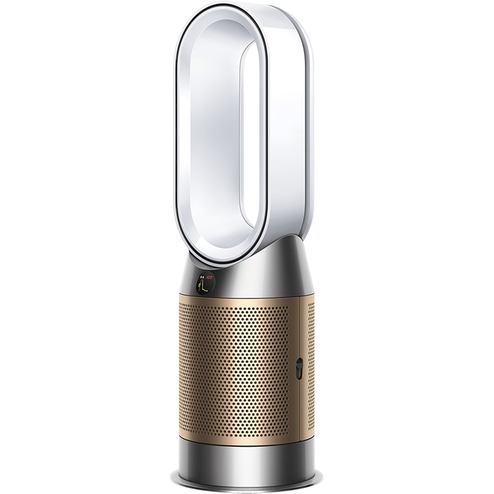 Purificator aer DYSON HP09 Pure Hot+Cool Formaldehyde, 10 trepte viteza, Wi-Fi, Hepa, Telecomanda, alb/auriu