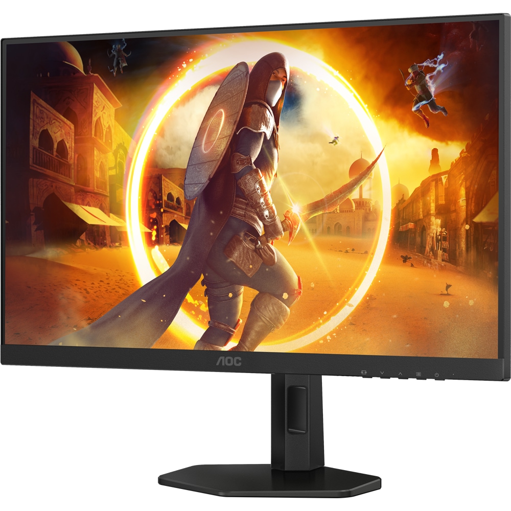 Monitor Gaming LED IPS AOC Q27G4XF, 27", QHD, 180Hz, negru