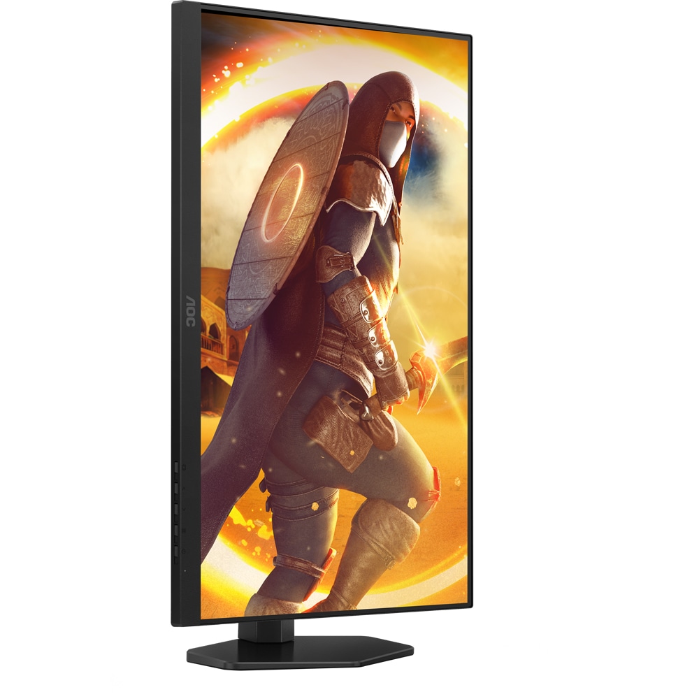 Monitor Gaming LED IPS AOC Q27G4XF, 27", QHD, 180Hz, negru