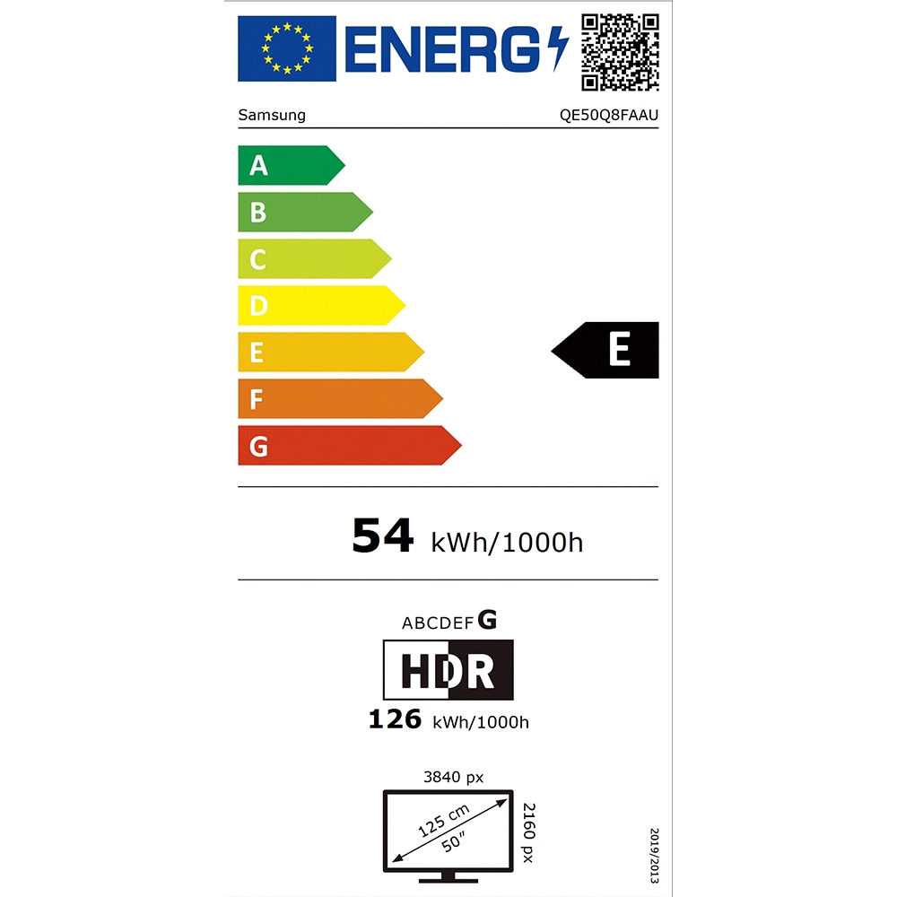 Televizor QLED Smart SAMSUNG 50Q8F, 4K, HDR, 125cm