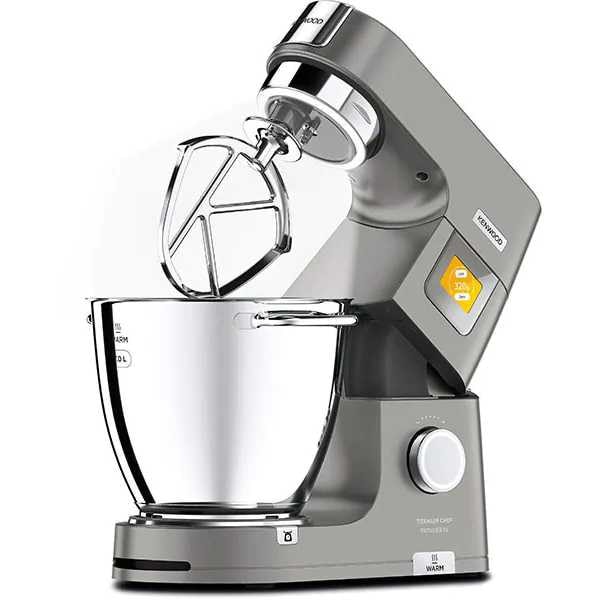 Robot de bucatarie KENWOOD Titanium Chef Patissier XL KWL90.004SI, vas 7l, 1400W, 13 trepte viteza, argintiu
