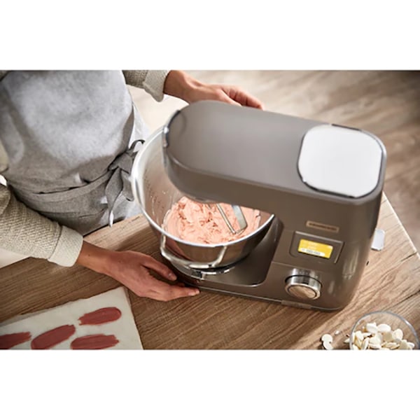 Robot de bucatarie KENWOOD Titanium Chef Patissier XL KWL90.004SI, vas 7l, 1400W, 13 trepte viteza, argintiu