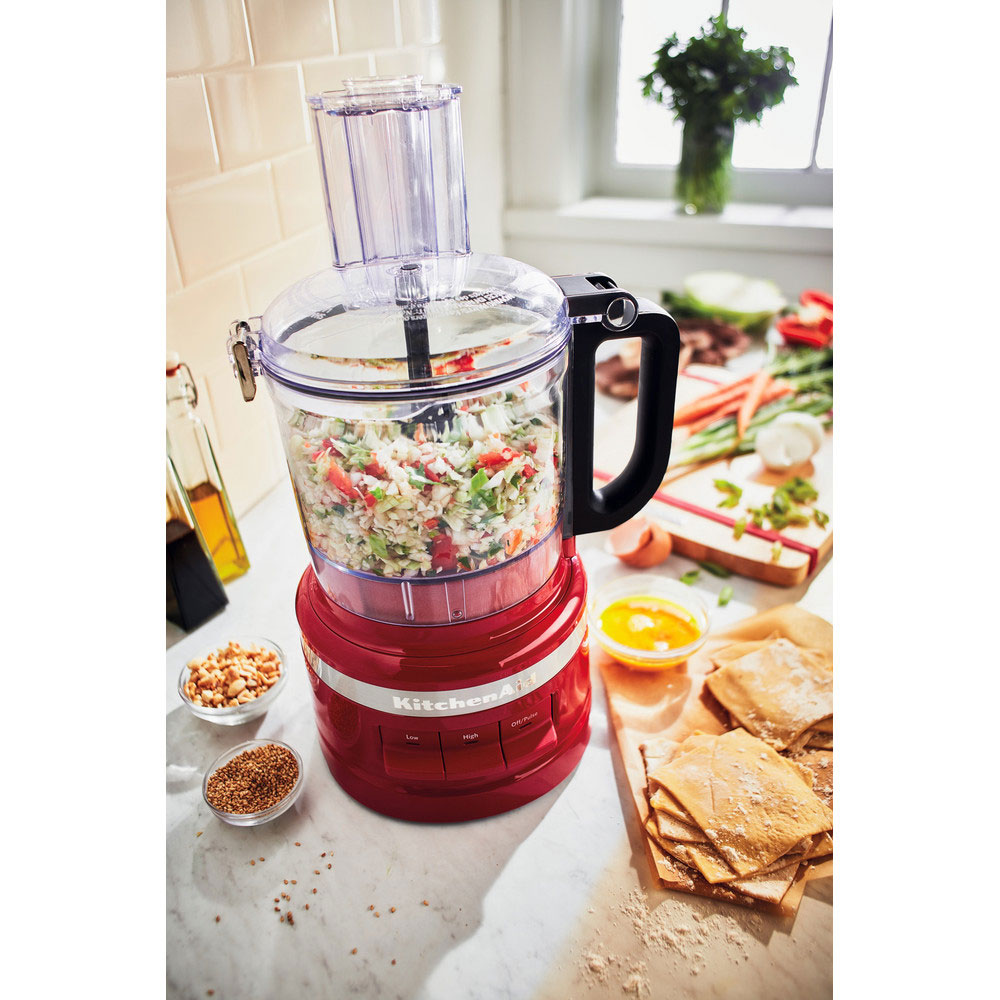 Robot de bucatarie KITCHENAID Empire Red 5KFP0719, 1.7l, 250W, 3 trepte viteza, rosu-negru