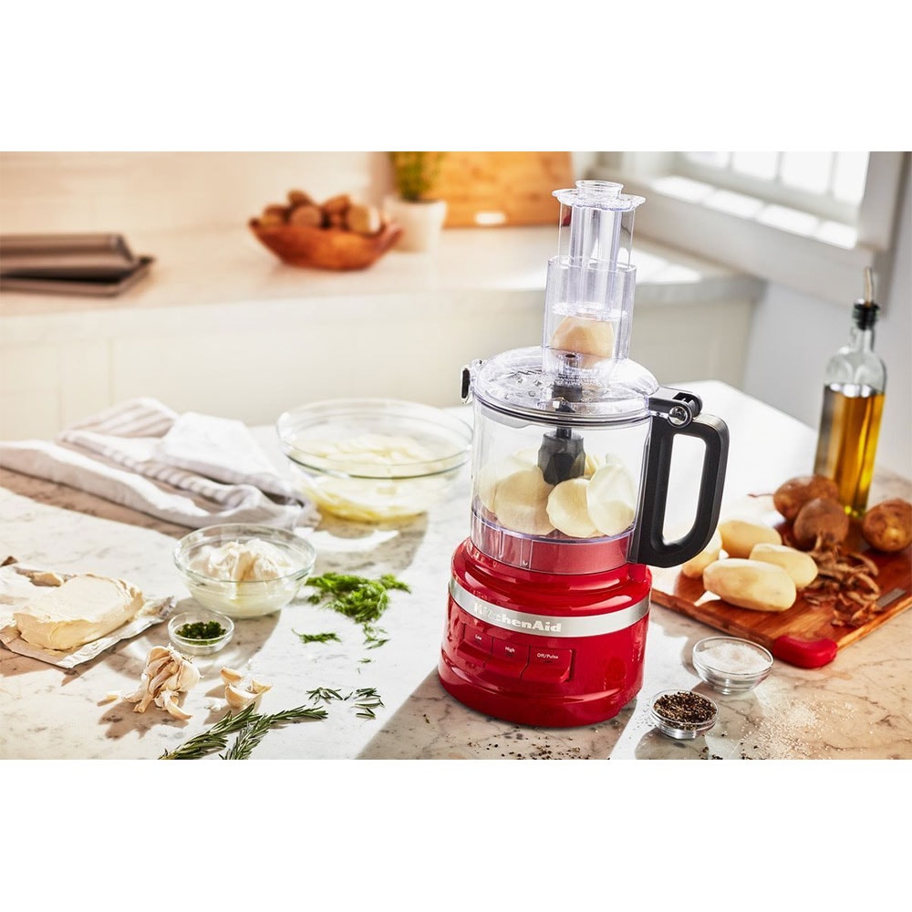 Robot de bucatarie KITCHENAID Empire Red 5KFP0719, 1.7l, 250W, 3 trepte viteza, rosu-negru