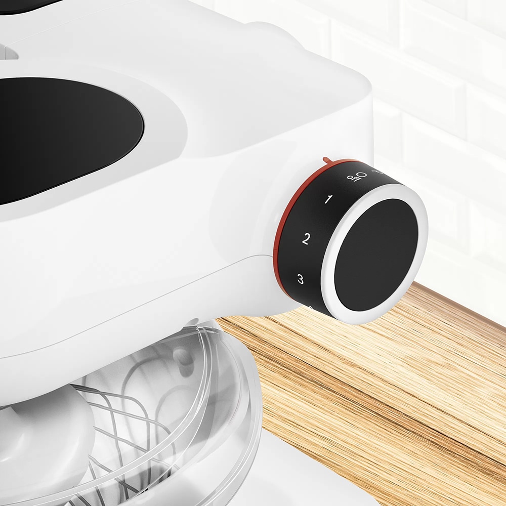 Robot de bucatarie BOSCH MUMS2EW20, vas 3.8l, 700W, 4 trepte viteza, alb-argintiu