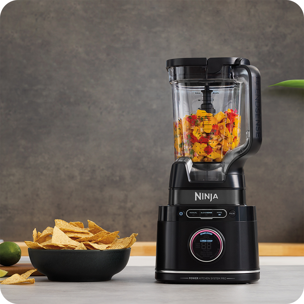 Robot de bucatarie NINJA Detect Power Pro TB401EU, vas 2.1l, blender 2.1l, 1800W, 10 trepte viteza, negru