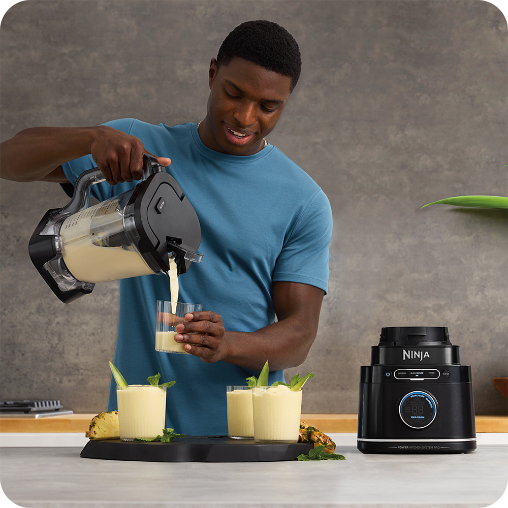 Robot de bucatarie NINJA Detect Power Pro TB401EU, vas 2.1l, blender 2.1l, 1800W, 10 trepte viteza, negru