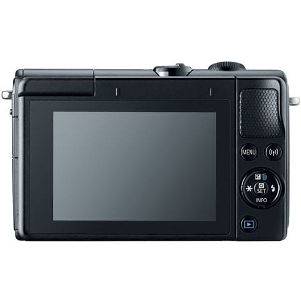 Aparat foto Mirrorless CANON EOS M100, 24.2 MP, Wi-Fi, negru + Obiectiv EF-M 15-45mm + Obiectiv EF-M 22mm