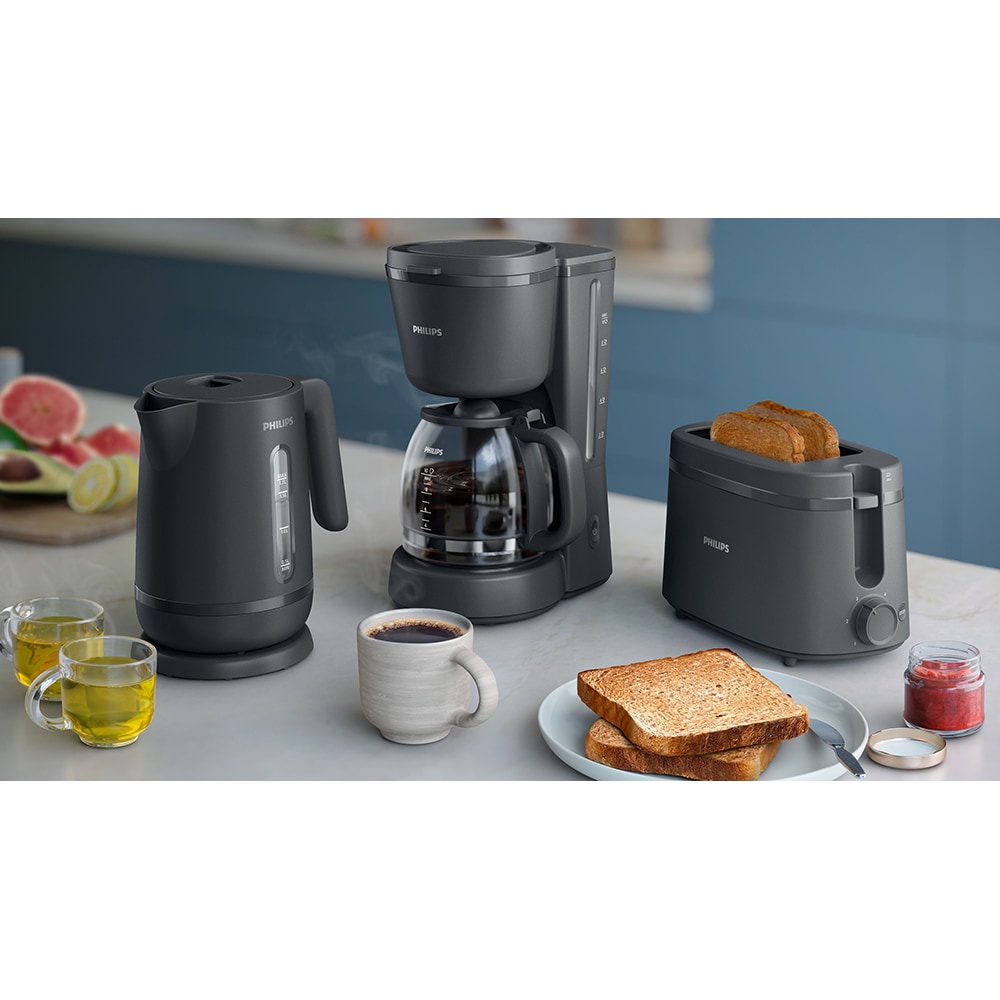Prajitor de paine PHILIPS Essentials Collection HD2510/90, 2 felii, 1000W, negru