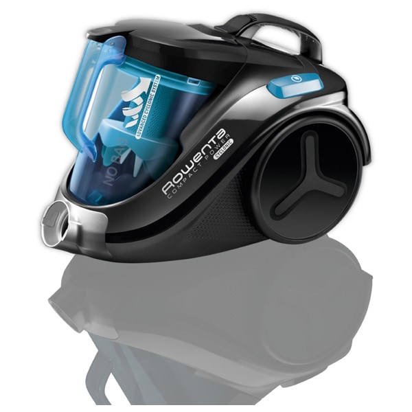 Aspirator fara sac ROWENTA Compact Power Cyclonic RO3731EA, 1.5l, 750W, 79dB, negru-albastru