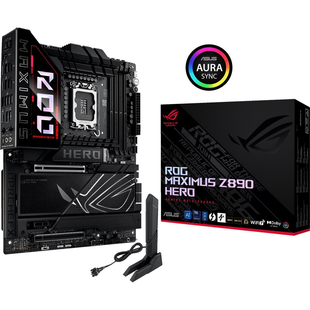 Placa de baza ASUS ROG MAXIMUS Z890 HERO, Socket 1851, ATX