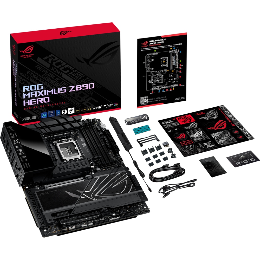 Placa de baza ASUS ROG MAXIMUS Z890 HERO, Socket 1851, ATX