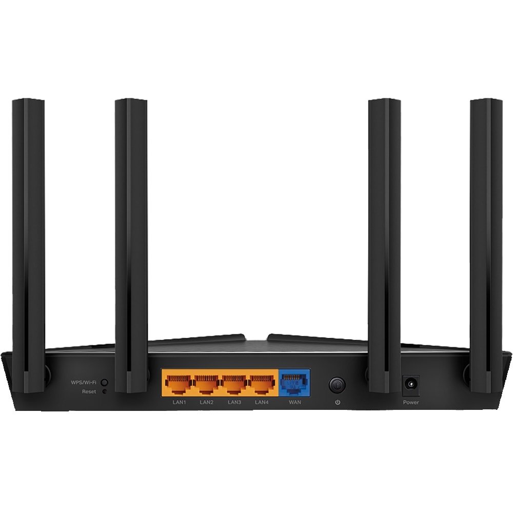 Router Wireless Gigabit TP-LINK Archer AX1800, Wi-Fi 6, Dual-band 574+1201 Mbps, negru