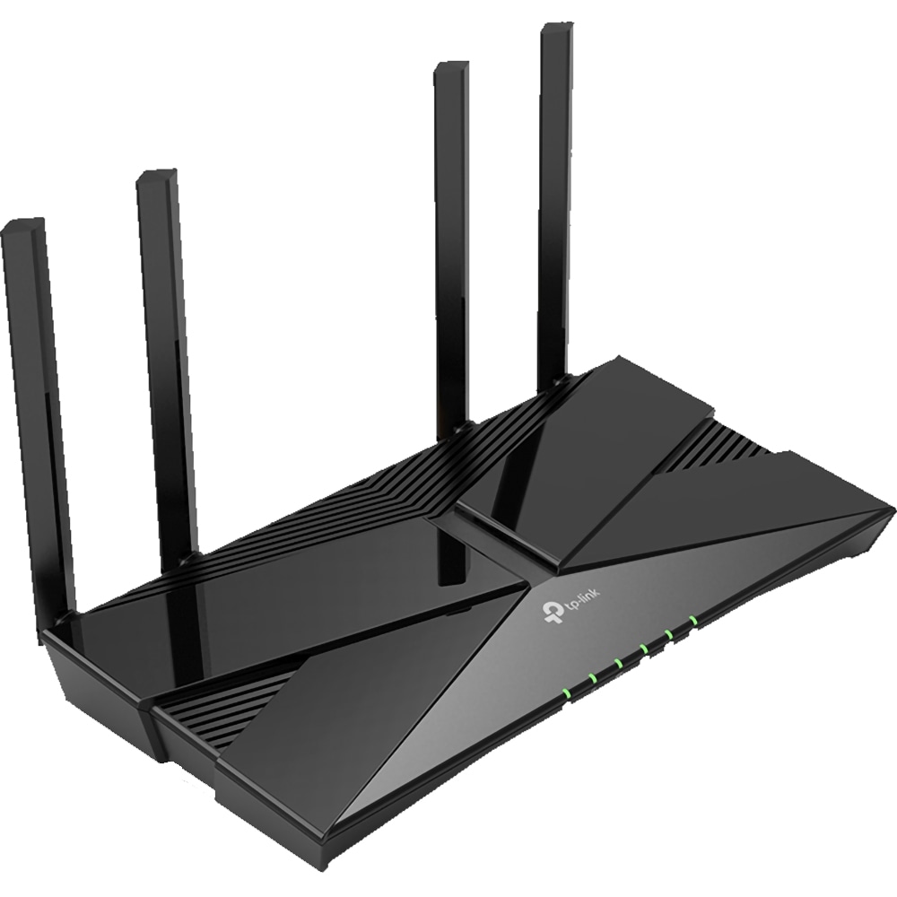 Router Wireless Gigabit TP-LINK Archer AX1800, Wi-Fi 6, Dual-band 574+1201 Mbps, negru
