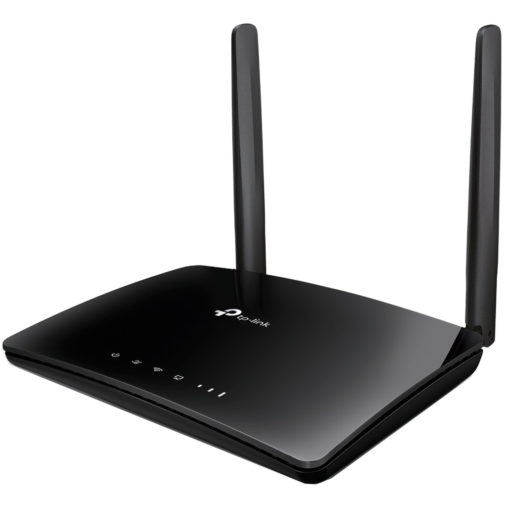 Router Wireless Gigabit TP-LINK Archer MR200 AC750, Dual-Band 300 + 433 Mbps, negru