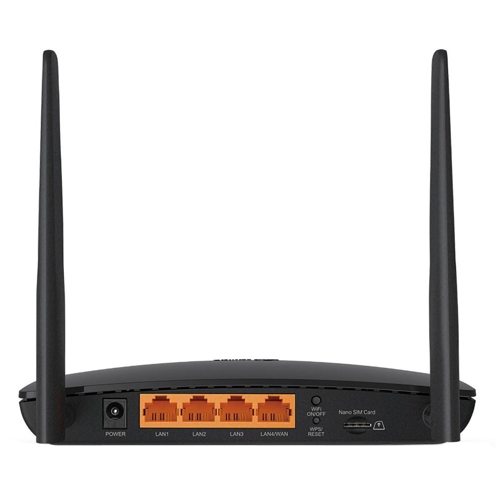 Router Wireless Gigabit TP-LINK Archer MR200 AC750, Dual-Band 300 + 433 Mbps, negru