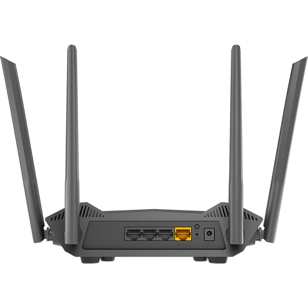 Router Wireless Gigabit D-LINK DIR-X1530, WI-Fi 6, Dual-Band 300 + 1201 Mbps, negru