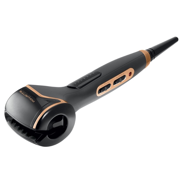 Ondulator ROWENTA Expertise So Curls CF3710, 230 grade, invelis turmalina, negru