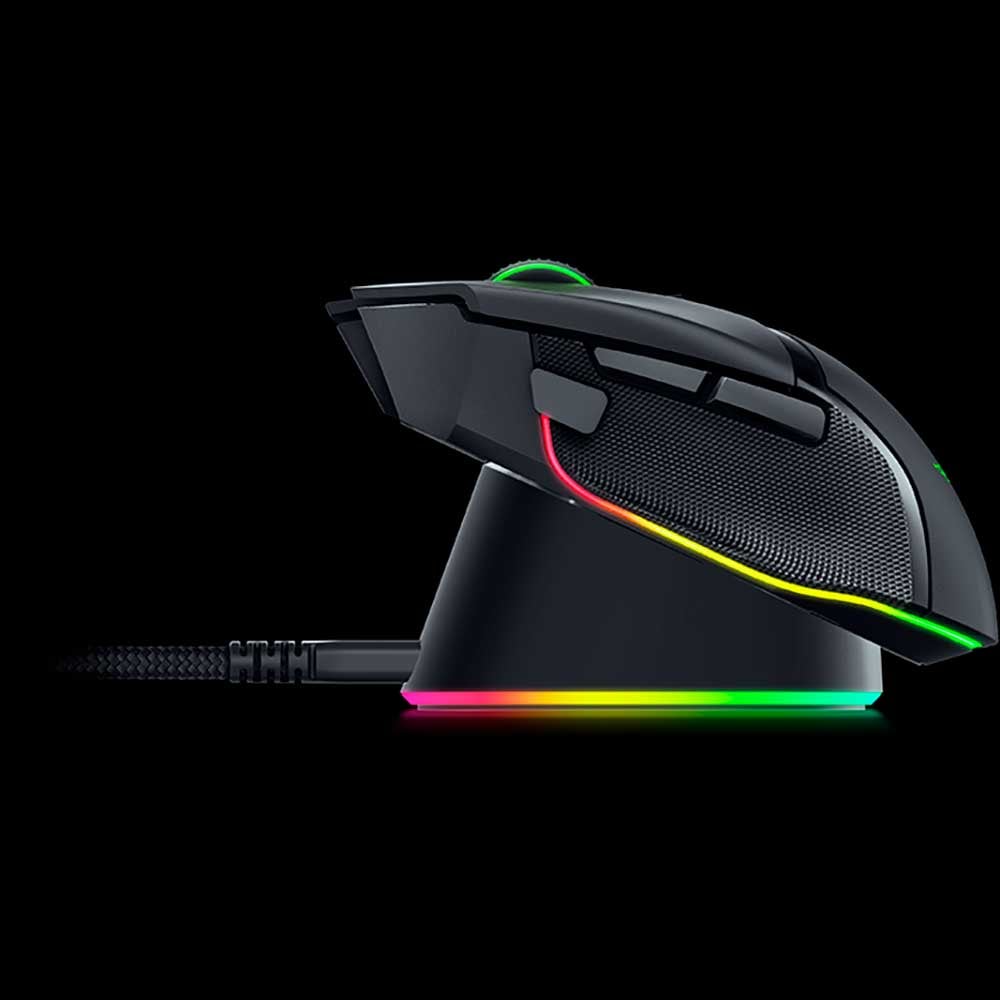 RAZER Mouse Dock Pro + Wireless Charging Puck Bundle