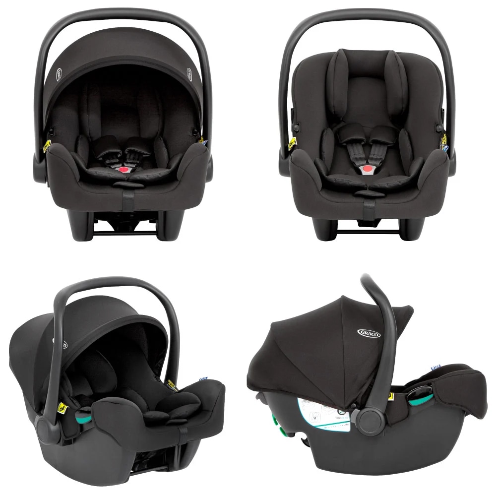 Carucior 3in1 GRACO Myavo SW101AI2199, 5 puncte, 0 luni+, negru