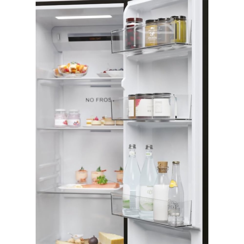 Side by Side HAIER HSR5918DIPB, No Frost, 511 l, H 177 cm, Clasa D, Dozator apa, negru