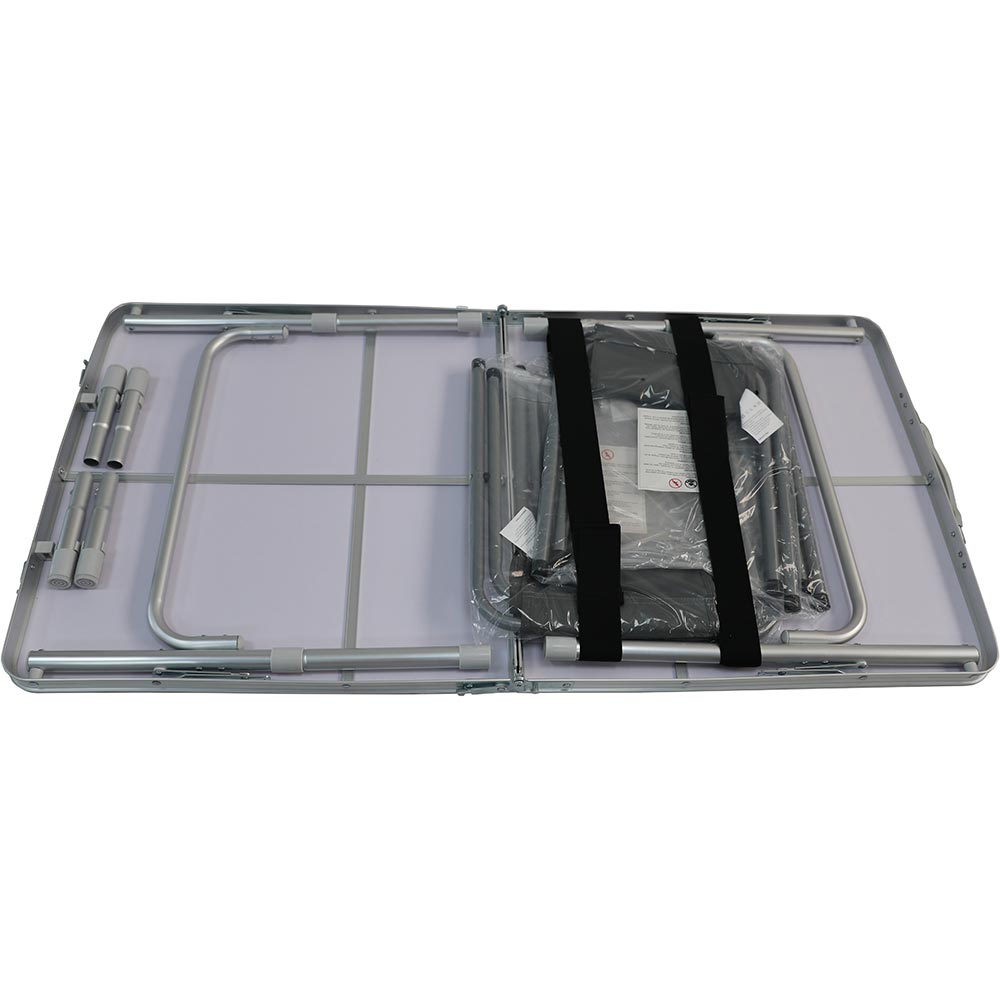 Set masa si scaune pliabile MYRIA MY7264, gri