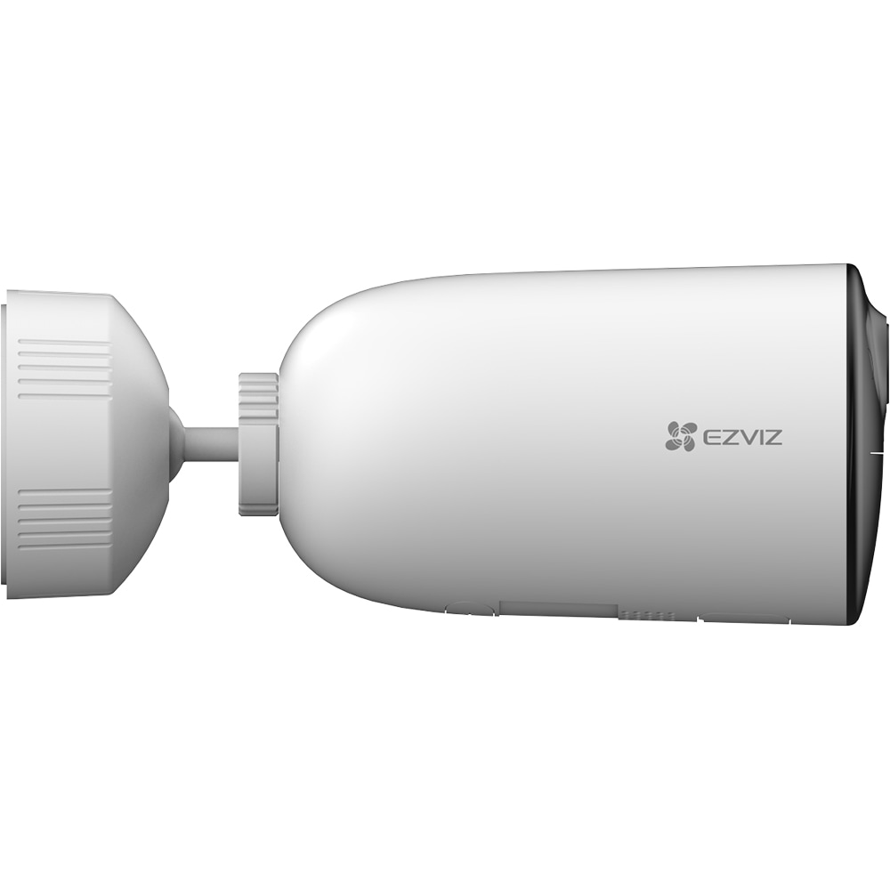 Kit Camera IP Wireless EZVIZ CB3, Full HD 1080p, IR 30M, Motion Detection, panou solar, baterie 5200 mAh, alb