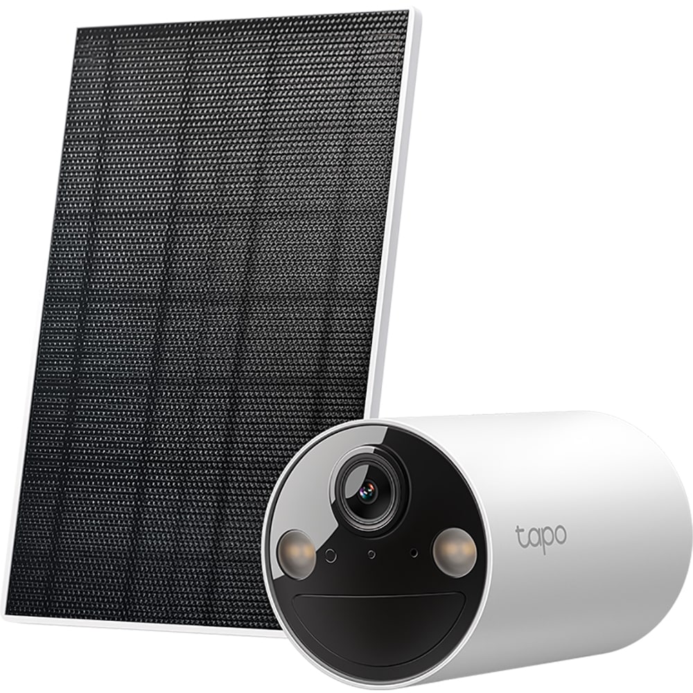 Camera IP Wireless exterior TP-LINK Tapo C410 KIT, 3MP, 1296p, IR, Night Vision, alb