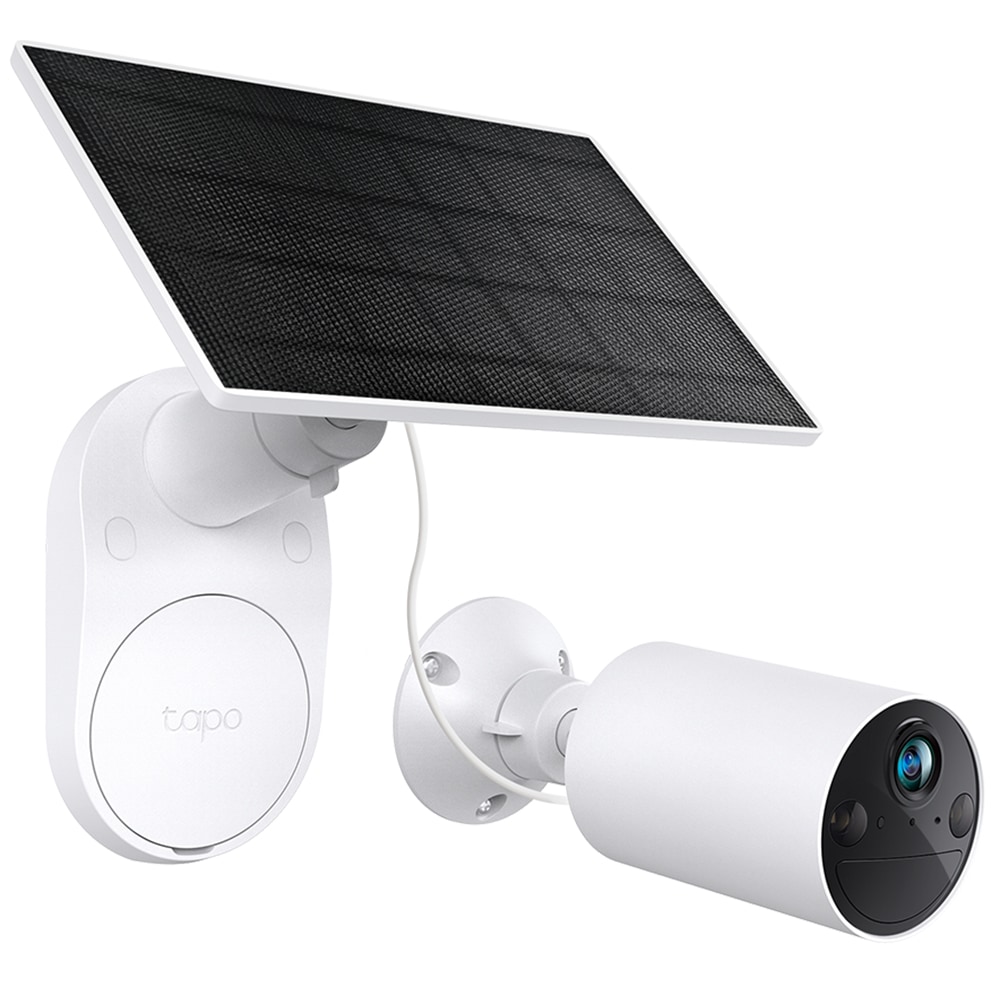 Camera IP Wireless exterior TP-LINK Tapo C410 KIT, 3MP, 1296p, IR, Night Vision, alb